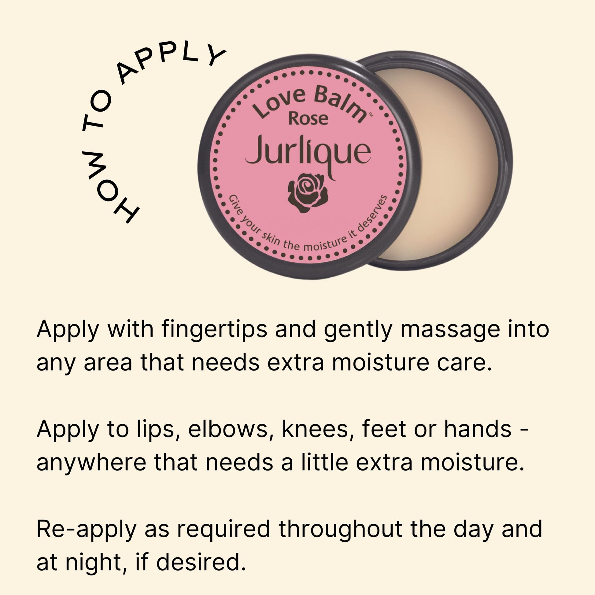 Moisturizing Lip Balm - Jurlique: Rose Love Balm - 0.5 oz - Moisturizes and Protects Dry Skin, Hydrates and Softens With Olive Oil and Safflower Seed Oil, Infused With The Natural Scent of Roses
