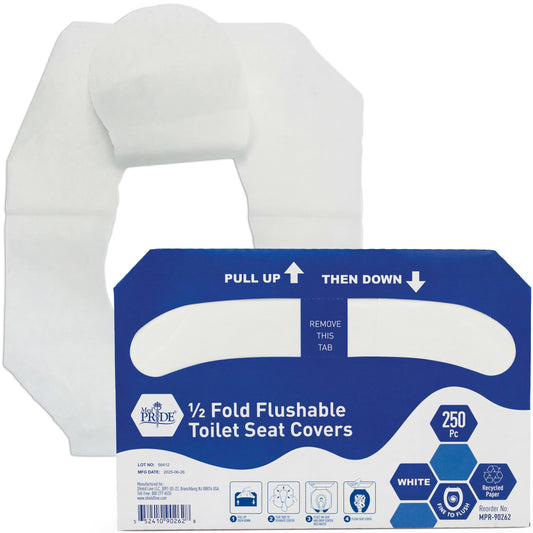 Fundas Desechables para Asiento de Inodoro Med Pride Lavables Sépticas 250 Unidades