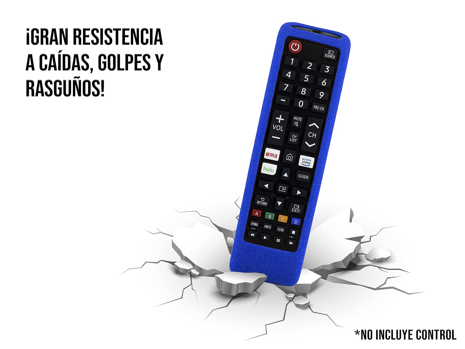 Funda para Control Samsung BN59-01315A BN59-01199F AA59-00666A AA59-00741A Silicon Case Protector (Blue)