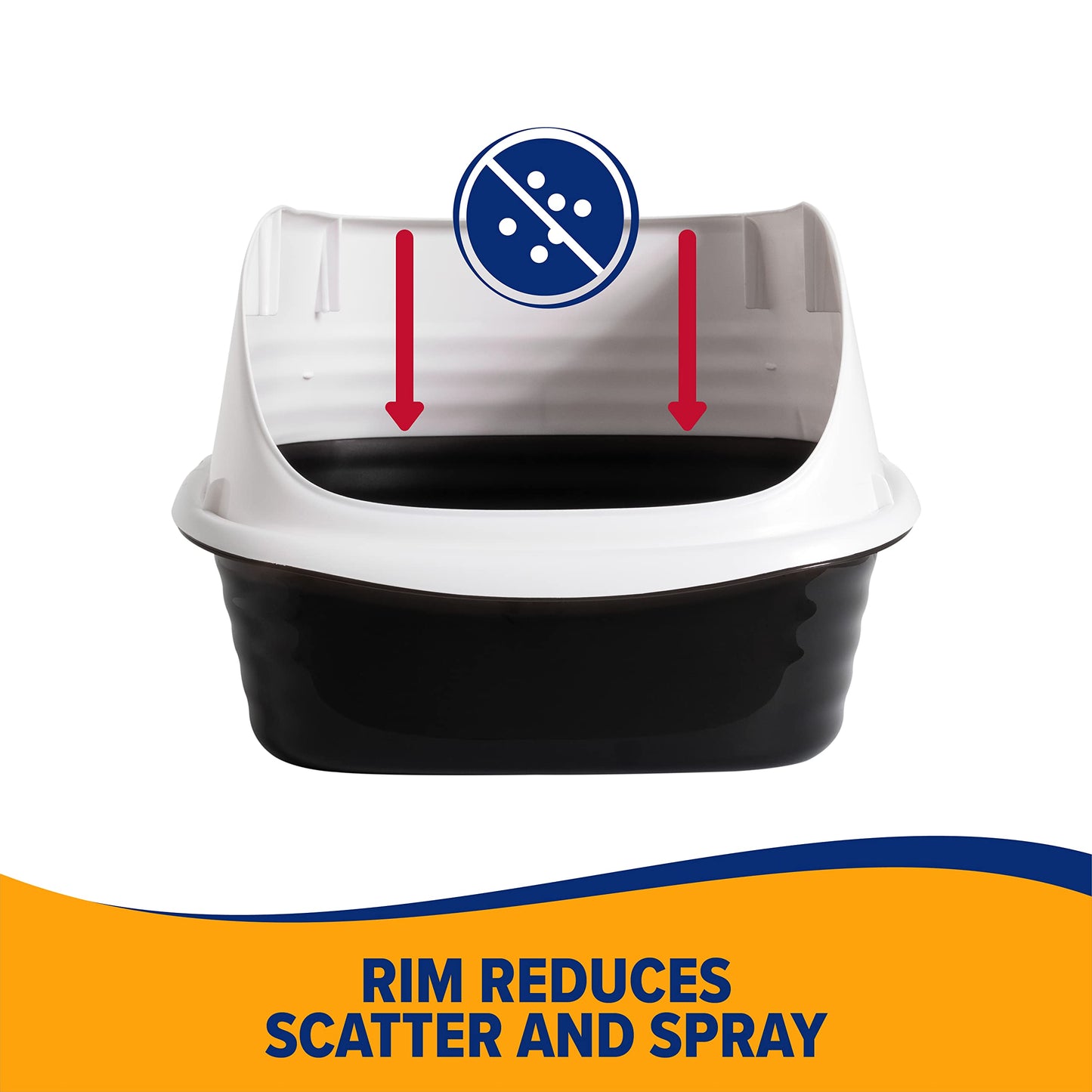 Bandeja de Arena para Gatos PETMATE Arm & Hammer Grande con Borde Ondulado