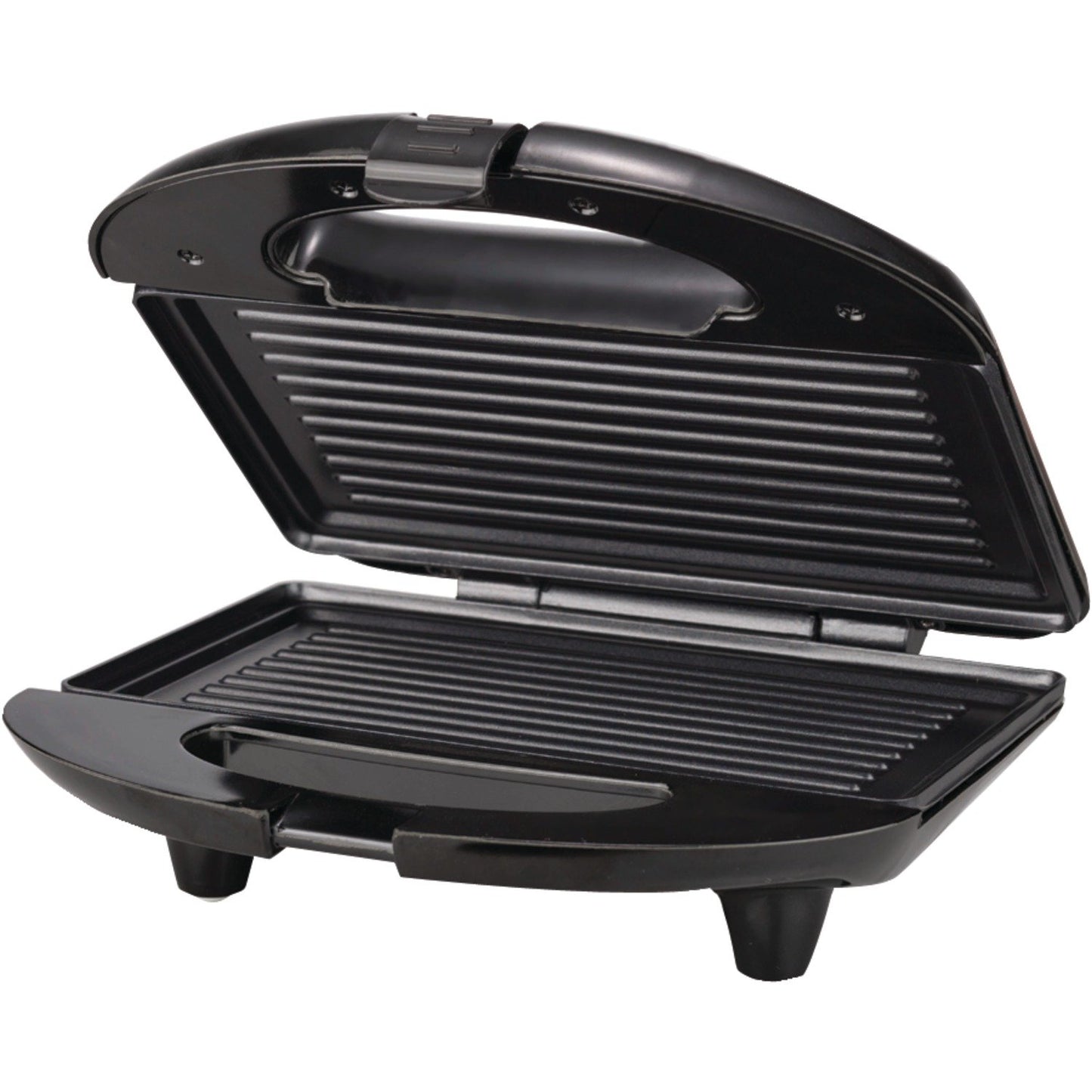 Brentwood Panini Prensa y Sandwichera antiadherente, 9.7 x 9.7 x 9.5 cm, negro