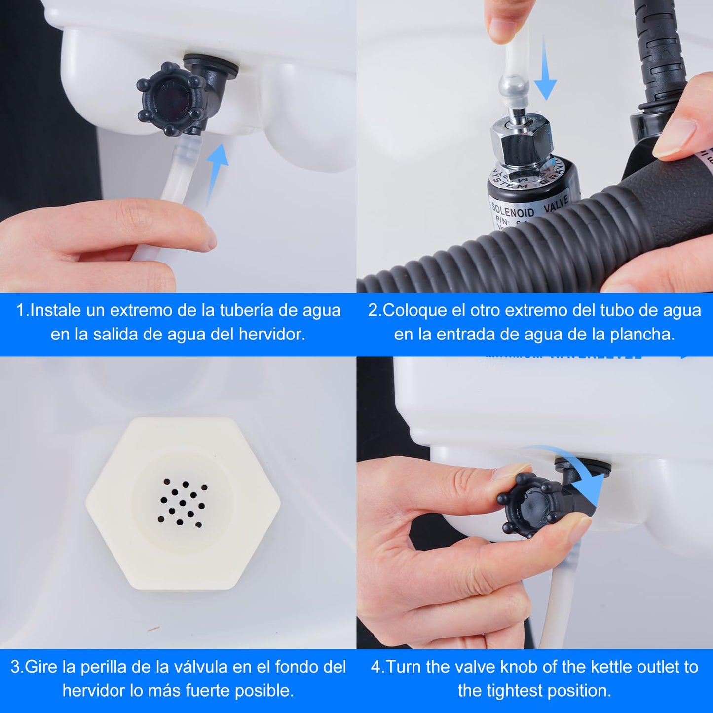 botella Plancha de vapor Gravity Feed Plancha de vapor con suelaantiadherente laminado placa