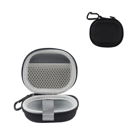 Kingshion Estuche para afeitadora eléctrica compatible con Laifen P3 Pro, estuche rígido compacto y protector de viaje con bolsillo de malla para accesorios de afeitadora, color negro.