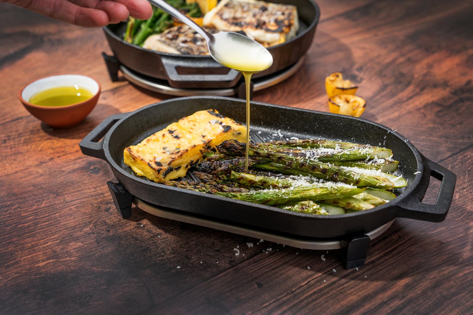 Sartén de Hierro Fundido Ooni Grizzler 31cm para Parrilla y Horno