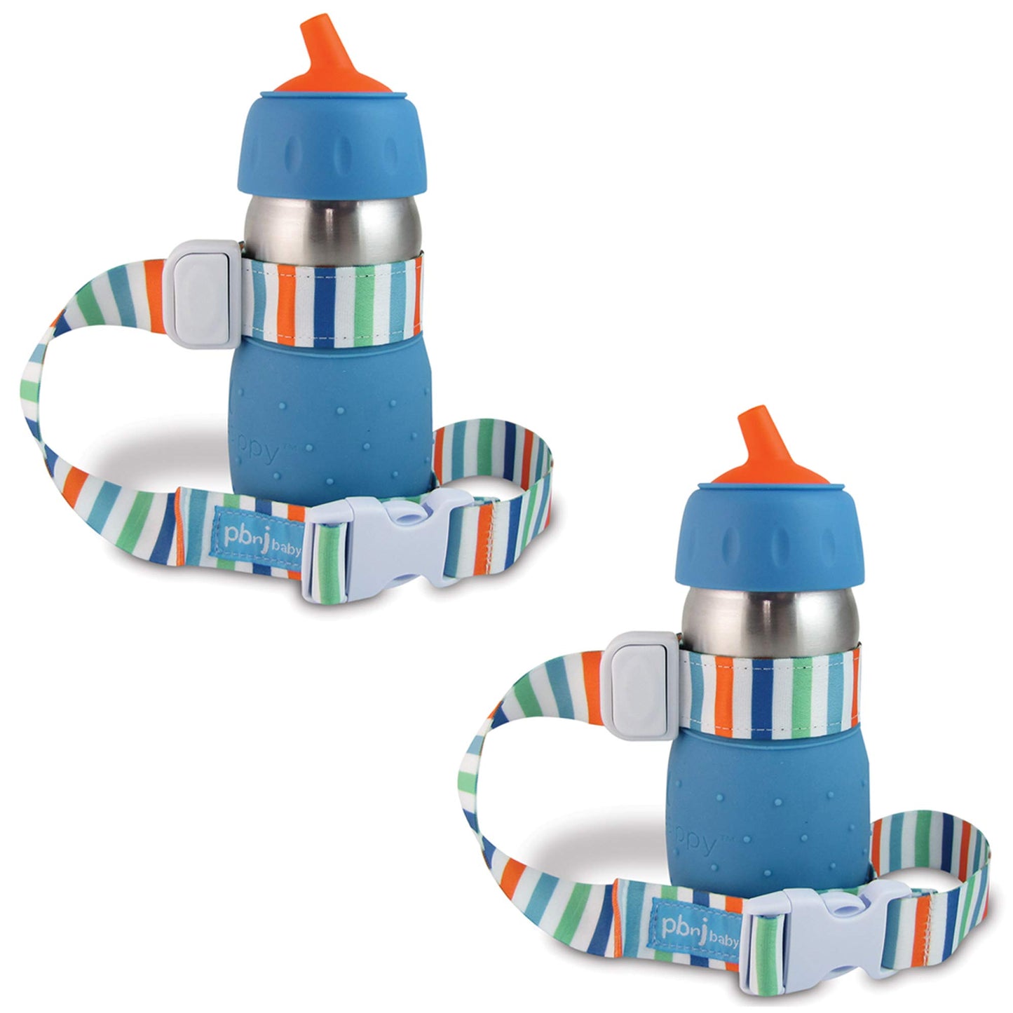 PBnJ Baby SippyPal Sippy Cup Holder Strap Leash Tether (Beach 2-Pack) by PBnJ Baby