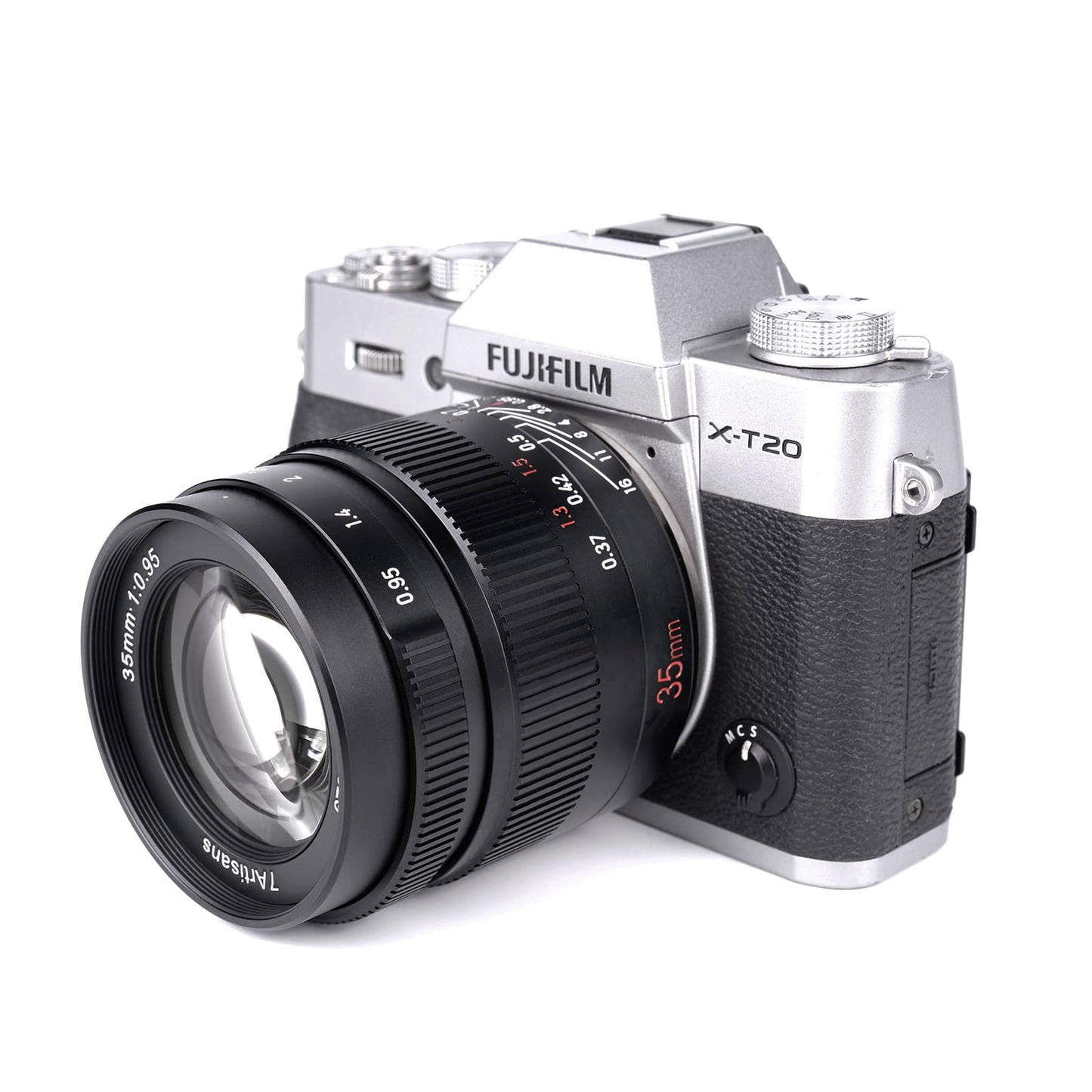 Lente de Cámara APS-C 7artisans 35 mm f0.95 Apertura Grande compacta para Fuji
