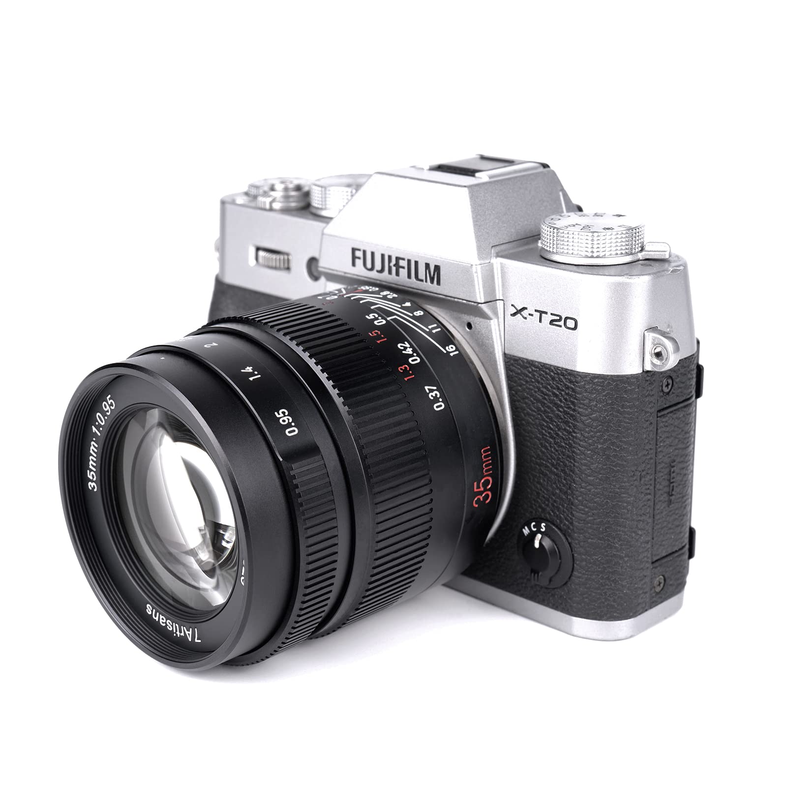 Lente de Cámara APS-C 7artisans 35 mm f0.95 Apertura Grande compacta para Fuji