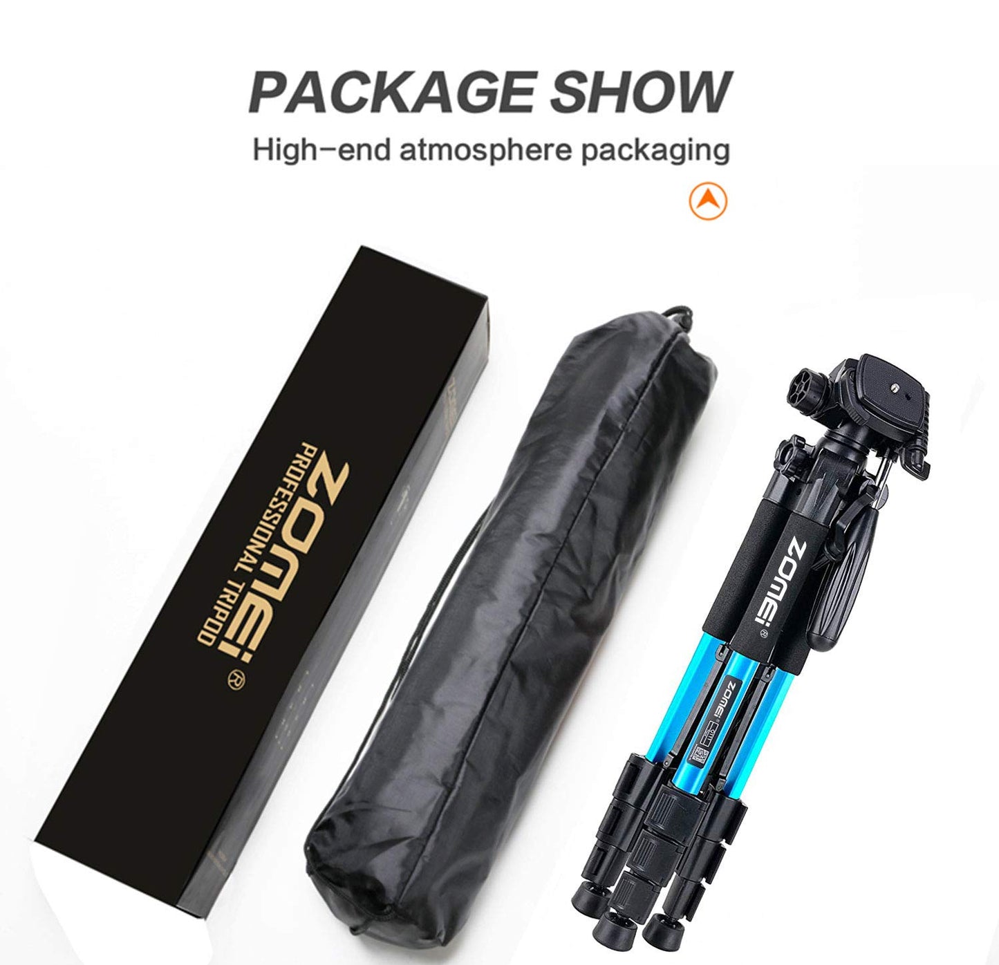 Trípode Portátil Q111 Negro Ligero para Teléfono y Cámara Réflex Digital