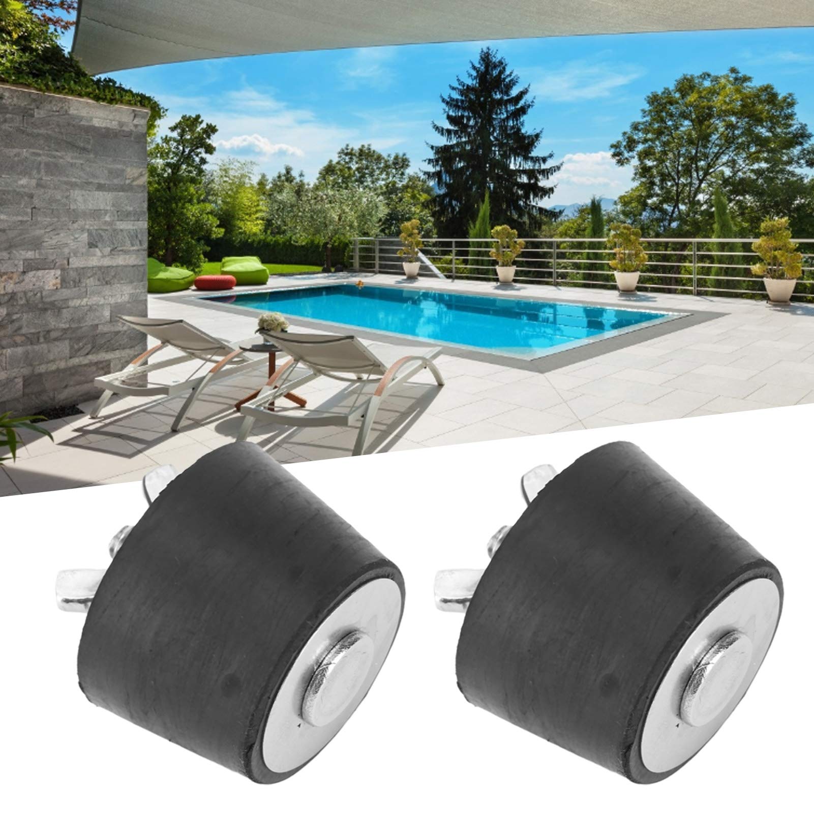Tapones de Expansión de Goma 1.5 Pulgadas Accesorios de Invierno para Piscina y Spa
