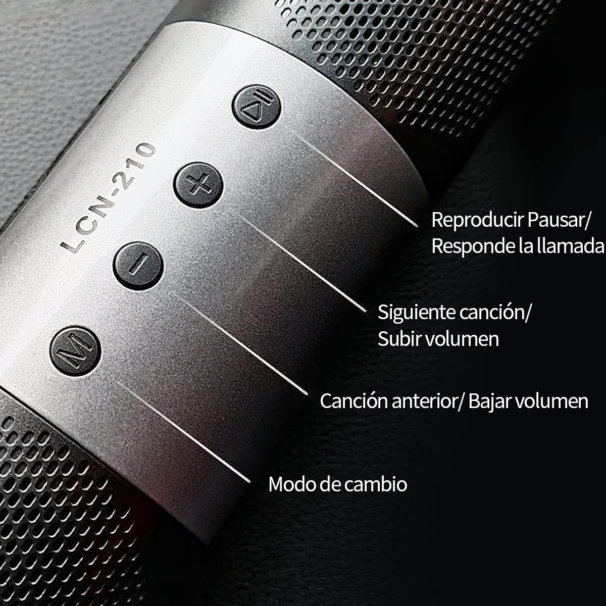 HONGHCL Barra de Sonido, Sound Bar con Conectividad Bluetooth/AUX 3.5mm/USB/TF Card,Barras de Sonido con Sonido Estéreo de 360°,Inalámbrica Bocina de Subwoofer con Llamadas Manos Libres HD y FM