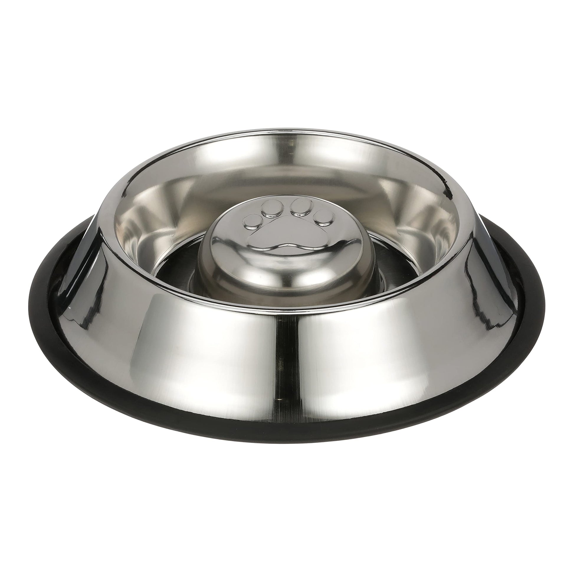Cuenco de Alimentación Lenta Neater Pet Brands Acero Inoxidable Antideslizante Mediano 2 Tazas para Perros