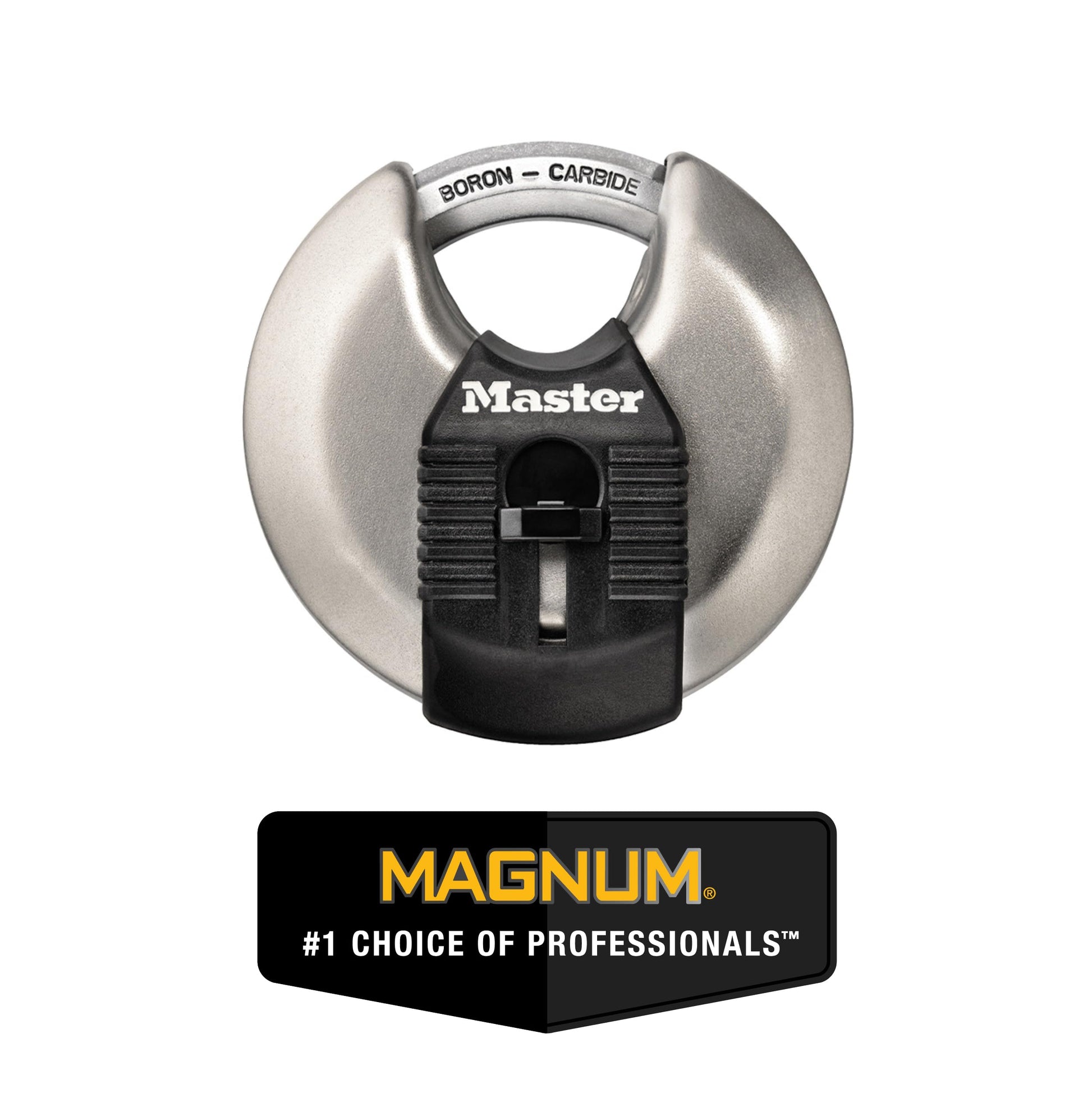 Candado Master Lock Magnum acero M1 disco clave en blanco