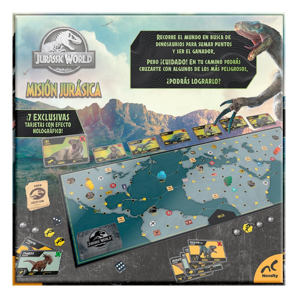 Juego de Mesa Novelty Corp Dino Expedición Jurassic World Dom