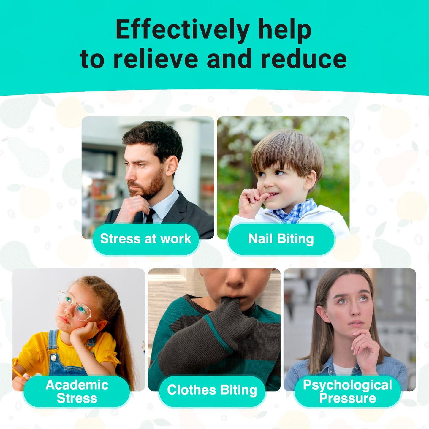 Colgante Masticable Tilcare Chew Chew Silicona para Niños y Adultos con Autismo