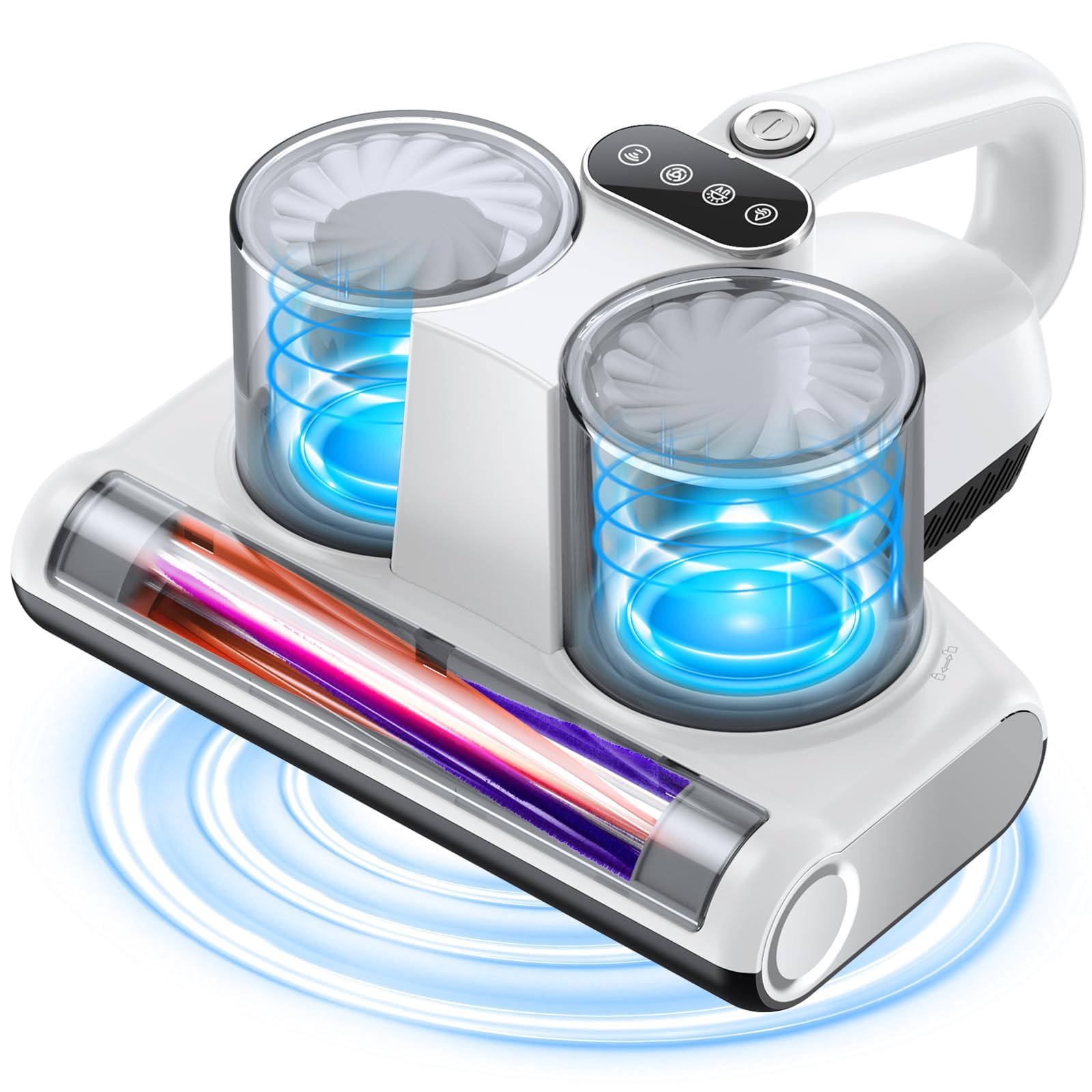 Aspiradora JPHYLL UV-C para Cama con Filtro HEPA, 16 Kpa, Luz UV-C, Negro