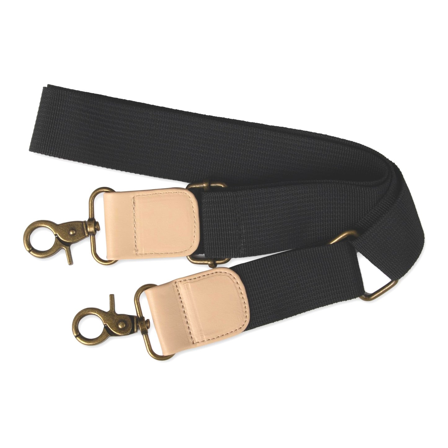 Bolsa de pañales acolchada negra con correa para el hombro, cambiador, 10 bolsillos organizadores para gemelos o trillizos, Negro -, L