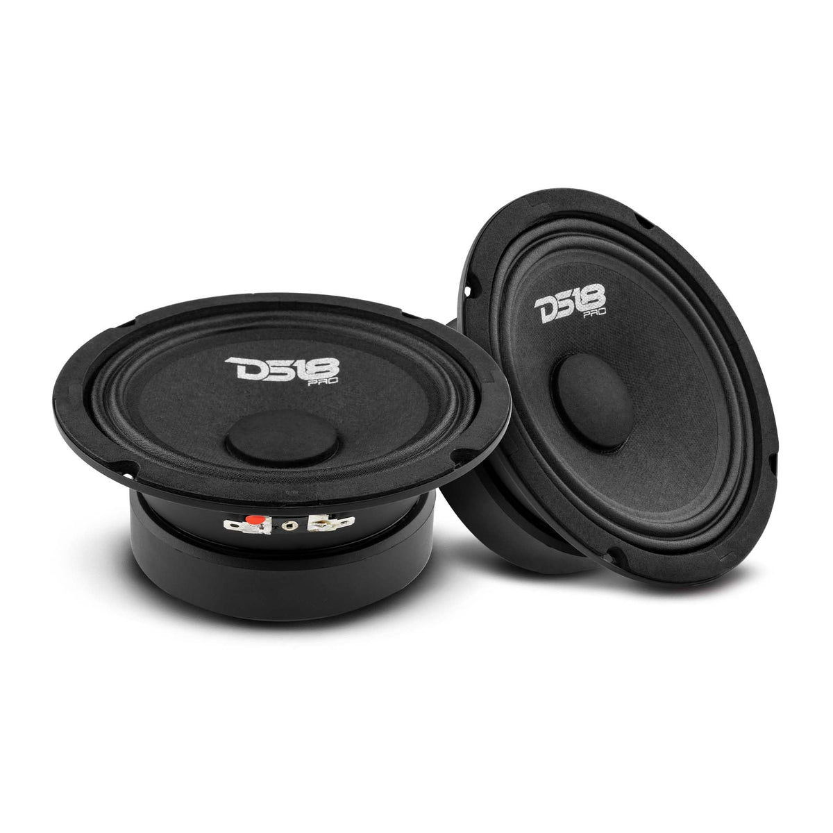 Altavoz Midrange DS18 PRO-GM6SE Negro Calidad Premium para Auto o Camión