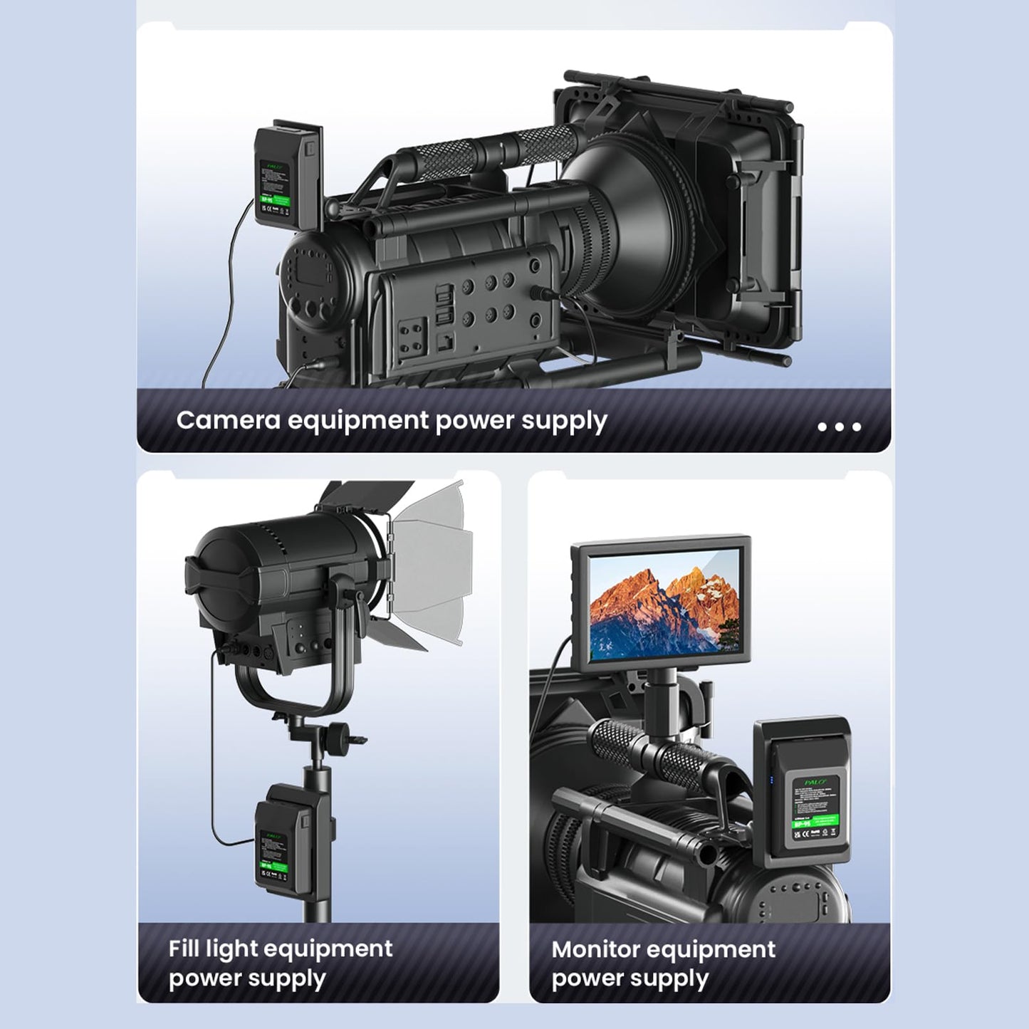 Batería de Montaje en V de 95 WH 14.4 V 6600 mAh, Carga de ayuno para videocámara de transmisión de Video, Compatible con Sony HDCAM, XDCAM, cámaras de Cine Digital y Otras videocámaras