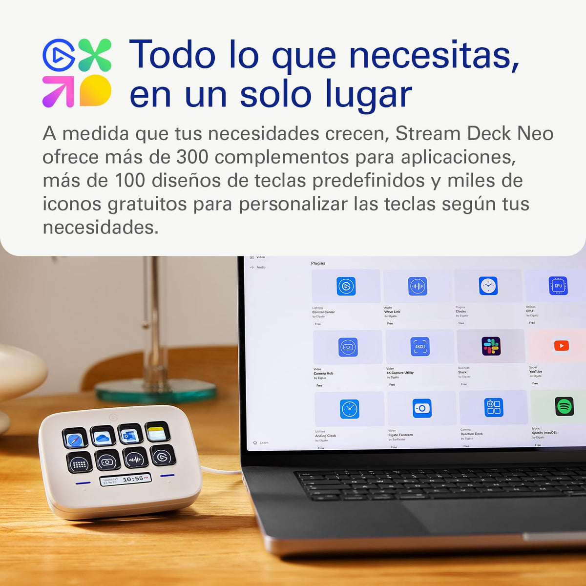 Controlador Compacto Elgato Stream Deck Neo