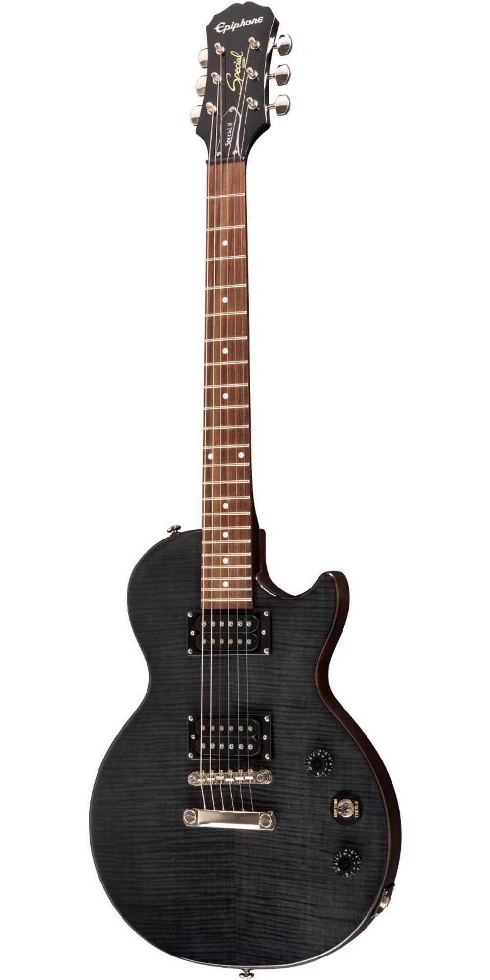 Epiphone Les Paul Special II Plus Edición Limitada Guitarra Eléctrica Transparente Negro