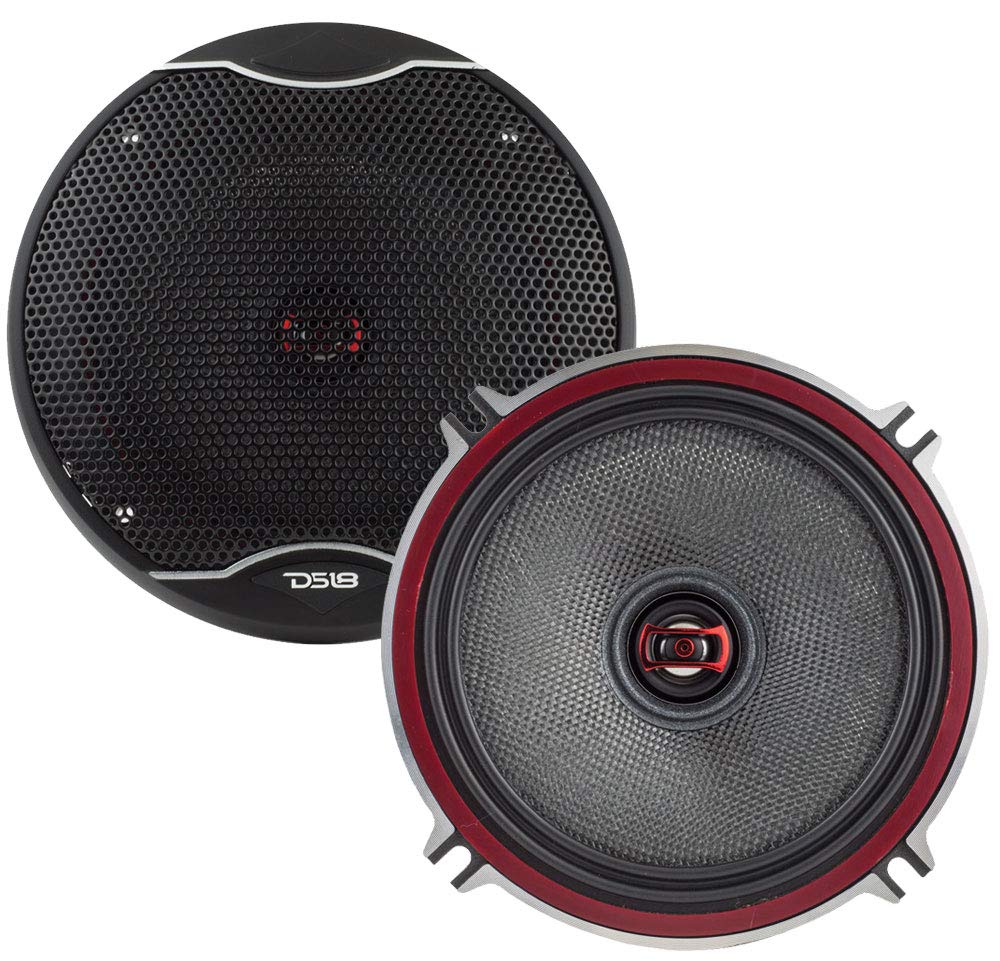 Altavoces de Alta Calidad DS18 Cromados Diseño Compacto 800 Watts juegos de 2