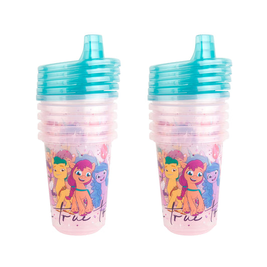 Tazas Reutilizables The First Years My Little Pony Rosado Paquete de Fiesta para Niños