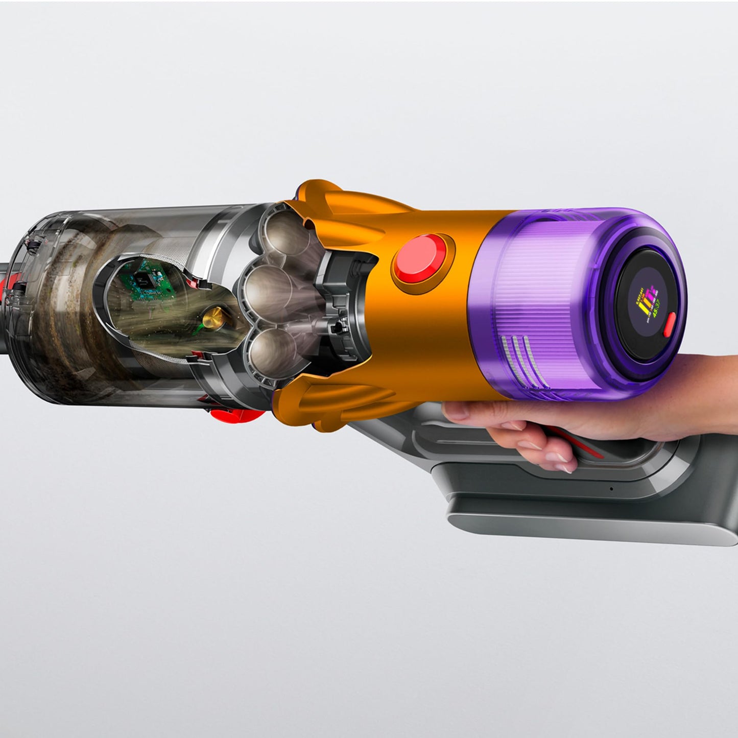 Dyson Aspiradora V12 Detect Slim Absolute, Níquel