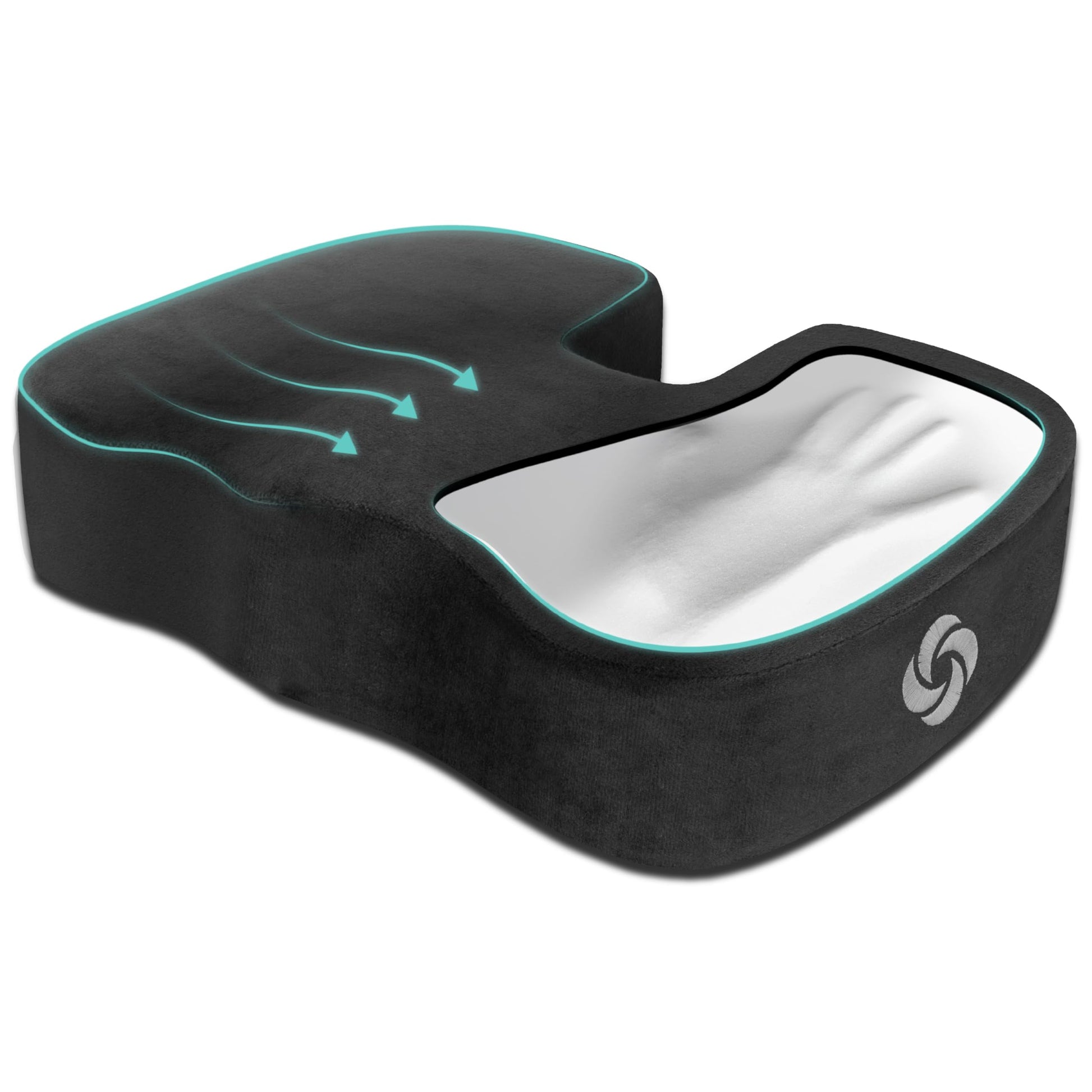 Cojín Ortopédico Samsonite Gris 100% Espuma de Memoria