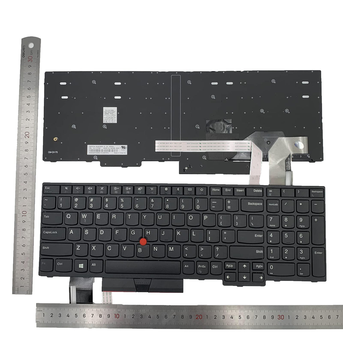 Repuesto de Teclado Tiugochr Lenovo ThinkPad Negro para Laptop