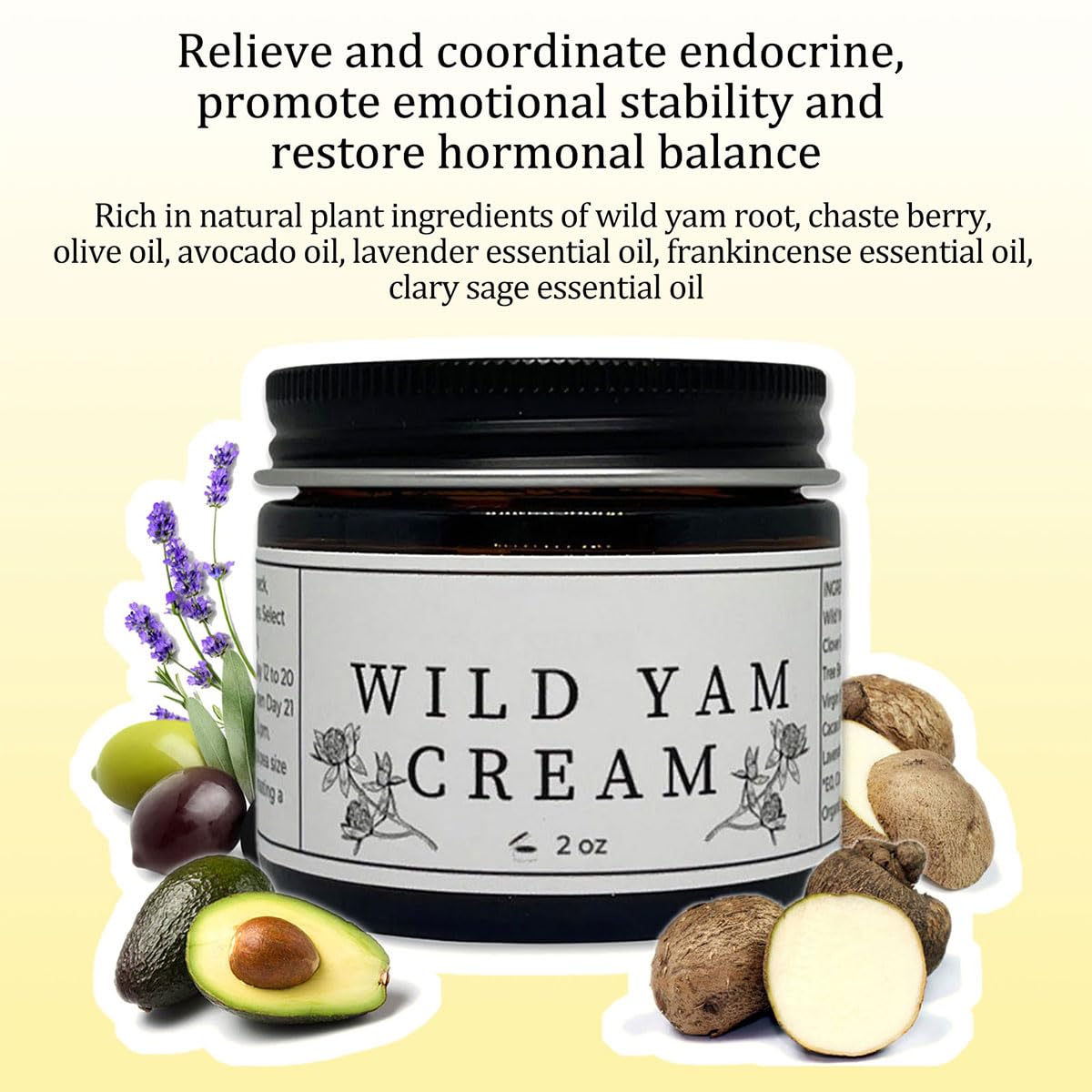 Slipasikao Wild Yam Cream，Natural Organic Wild Yam Balancing Cream For Restoring Hormonal Balance, Firming Anti-Aging Facial Moisturizer (2 PCS)