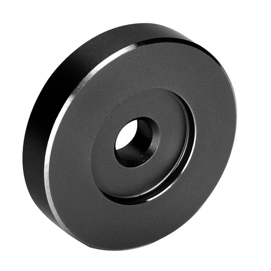 ciciglow Adaptador para Tocadiscos, 45 RPM,Hoja de Conversión de Orificios Grandes, Adaptador de Clip de Vinilo Negro, Adecuado para la Mayoría de los Discos de Orificios(Negro)