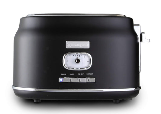 Westinghouse Tostador Retro Series Negro de 2 Rebanadas (WKTT857BK)