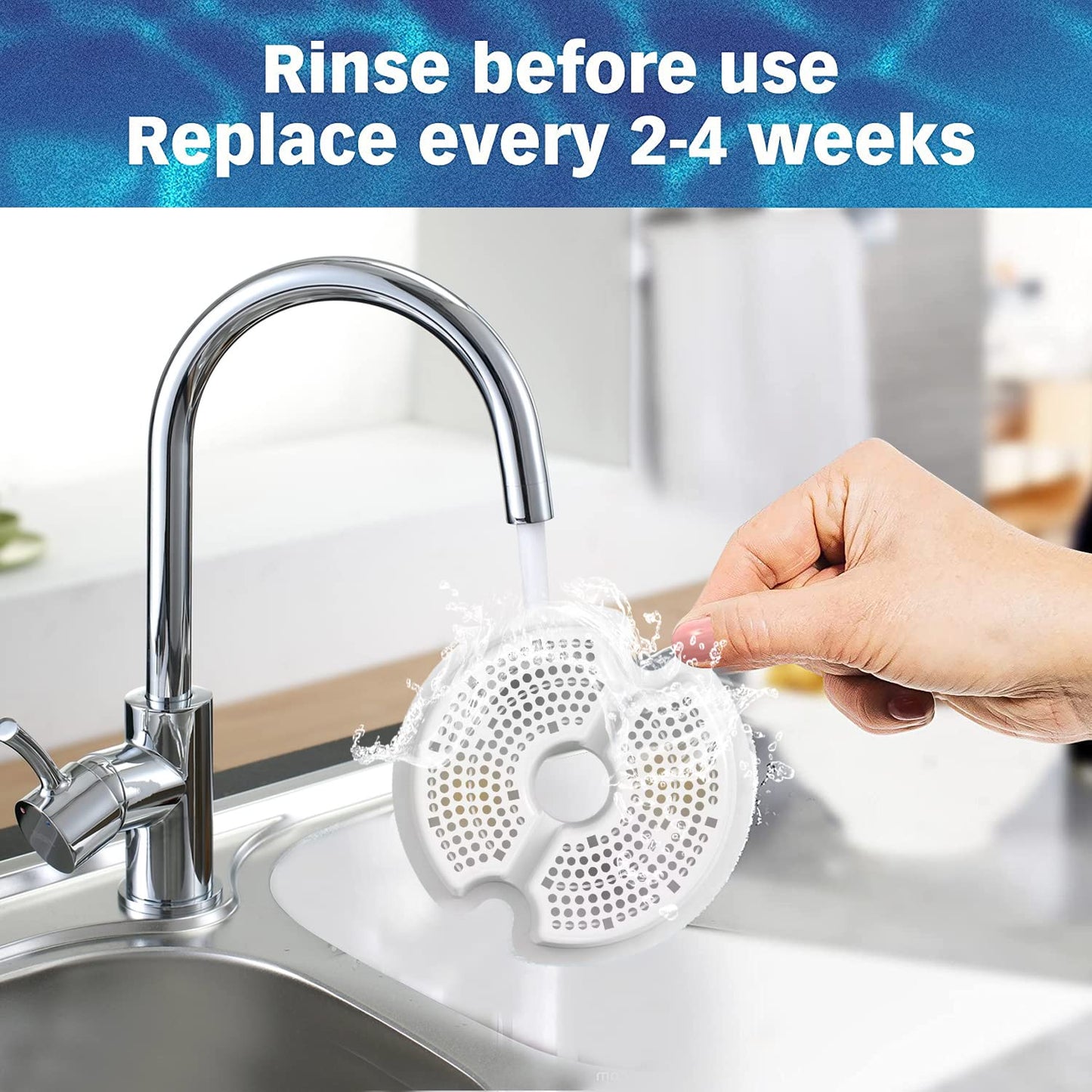 Filtro para Fuente de Agua SAMANIJA Blanco Compatible reemplazo con Esponjas Prefiltro Paquete de 8 para Gatos