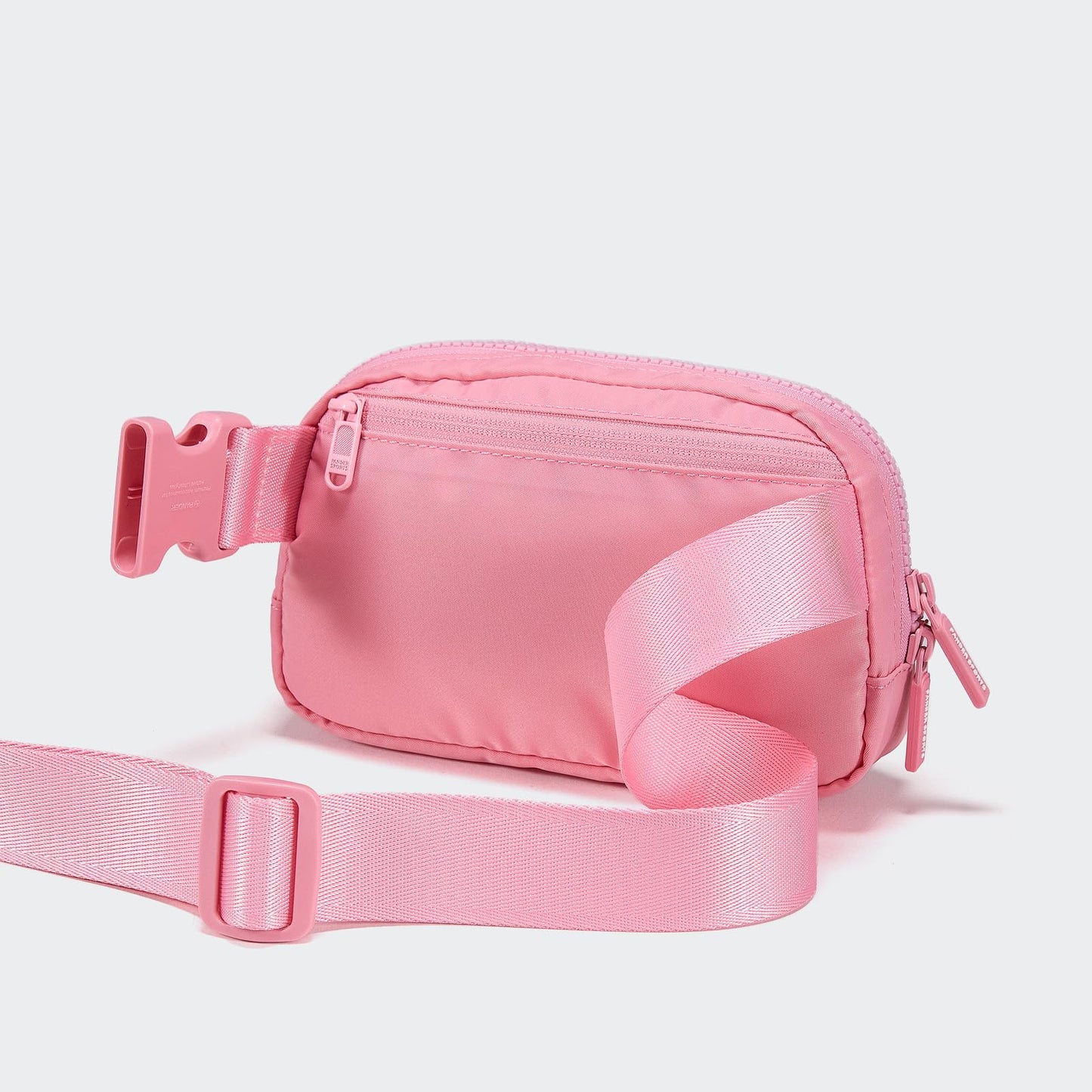 Riñonera Pander Rosa Claro Doble Cierre Sólido