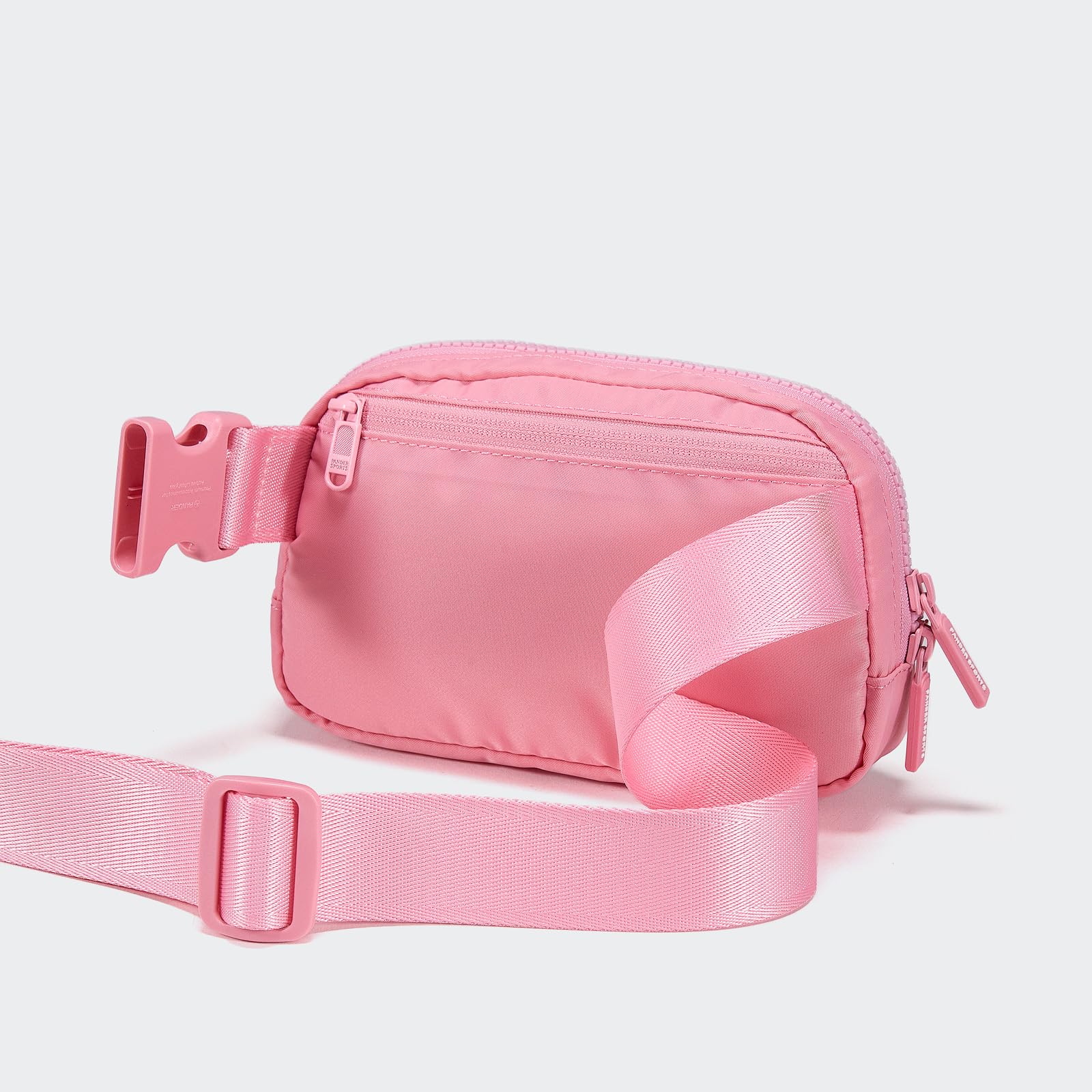 Riñonera Pander Rosa Claro Doble Cierre Sólido