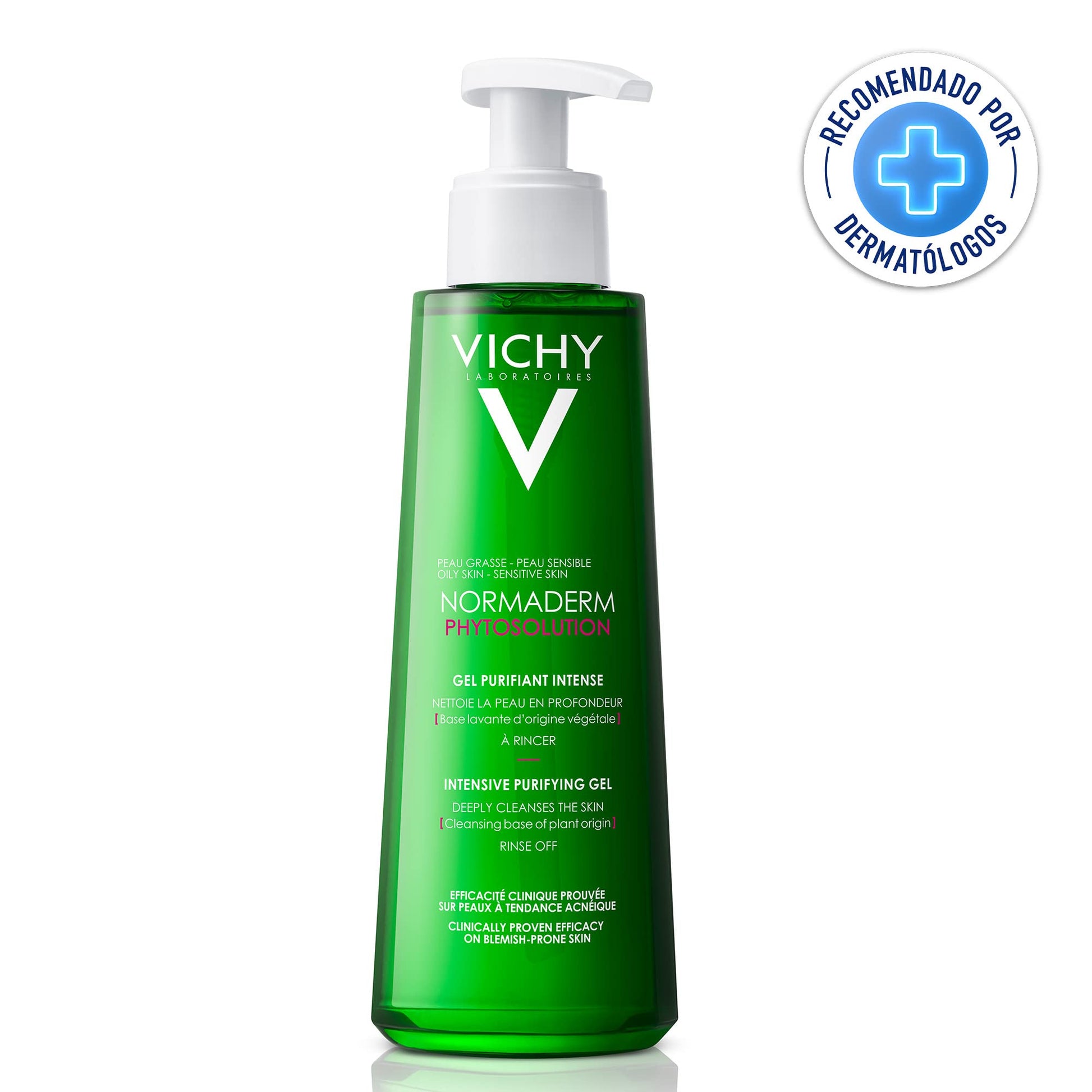 Vichy Gel Limpieza Rostro Anti-imperfecciones Normaderm Phytosolution - Reduce brillo e imperfecciones, para piel rasa o propensa al acné