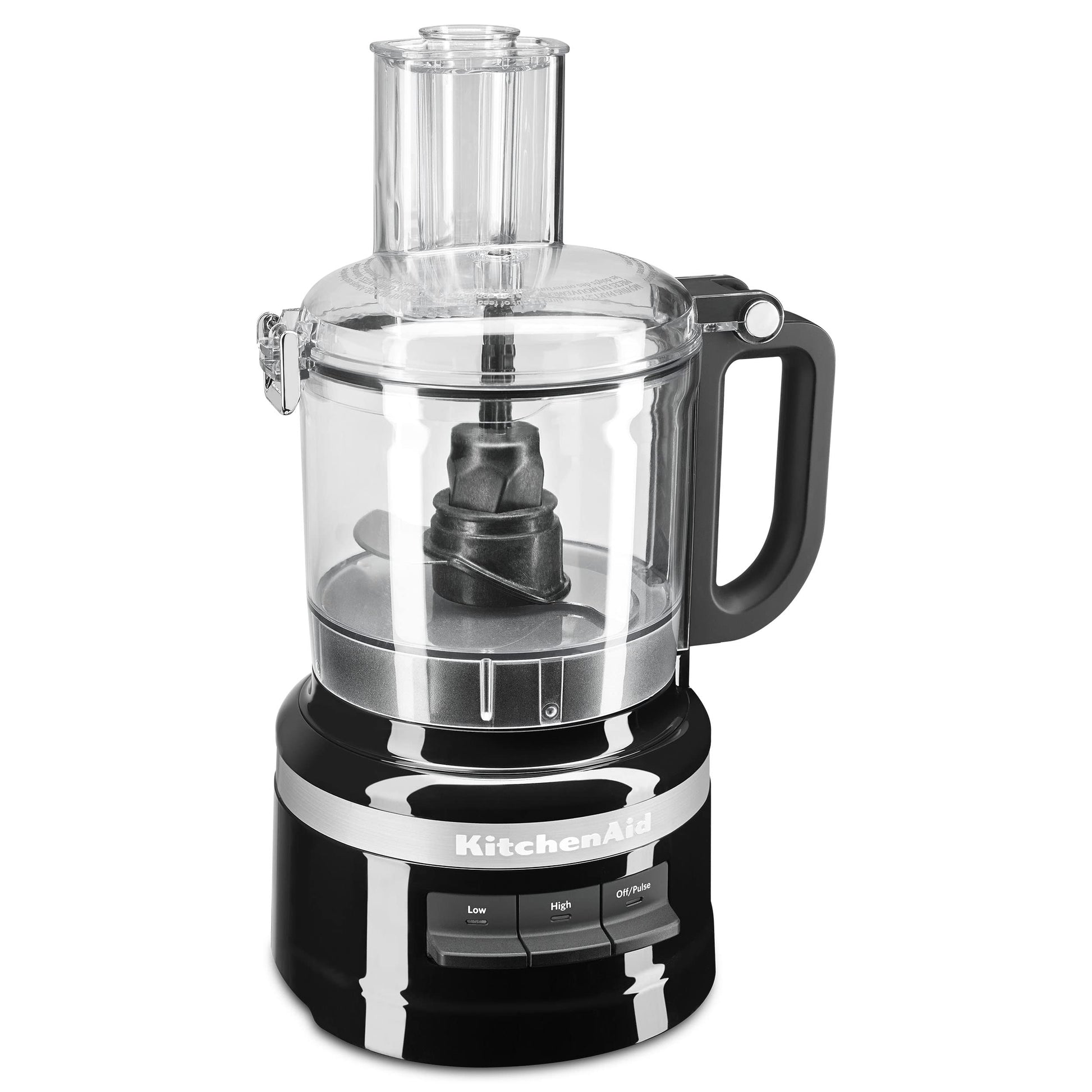KitchenAid KFP0718OB 7-Cup Food Processor Chop, Puree, Shred and Slice - Onyx Black
