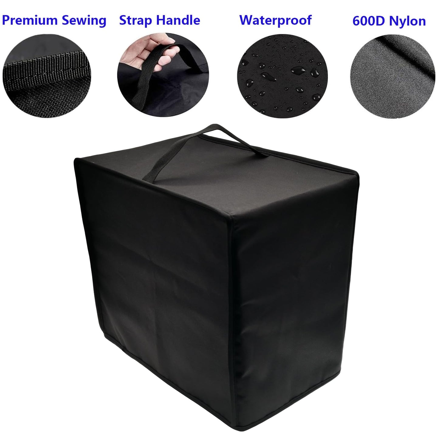Funda para Máquina de Hielo SHTCSZBA AGLUCKY Nailon 600D Impermeable Resistente al Polvo y UV