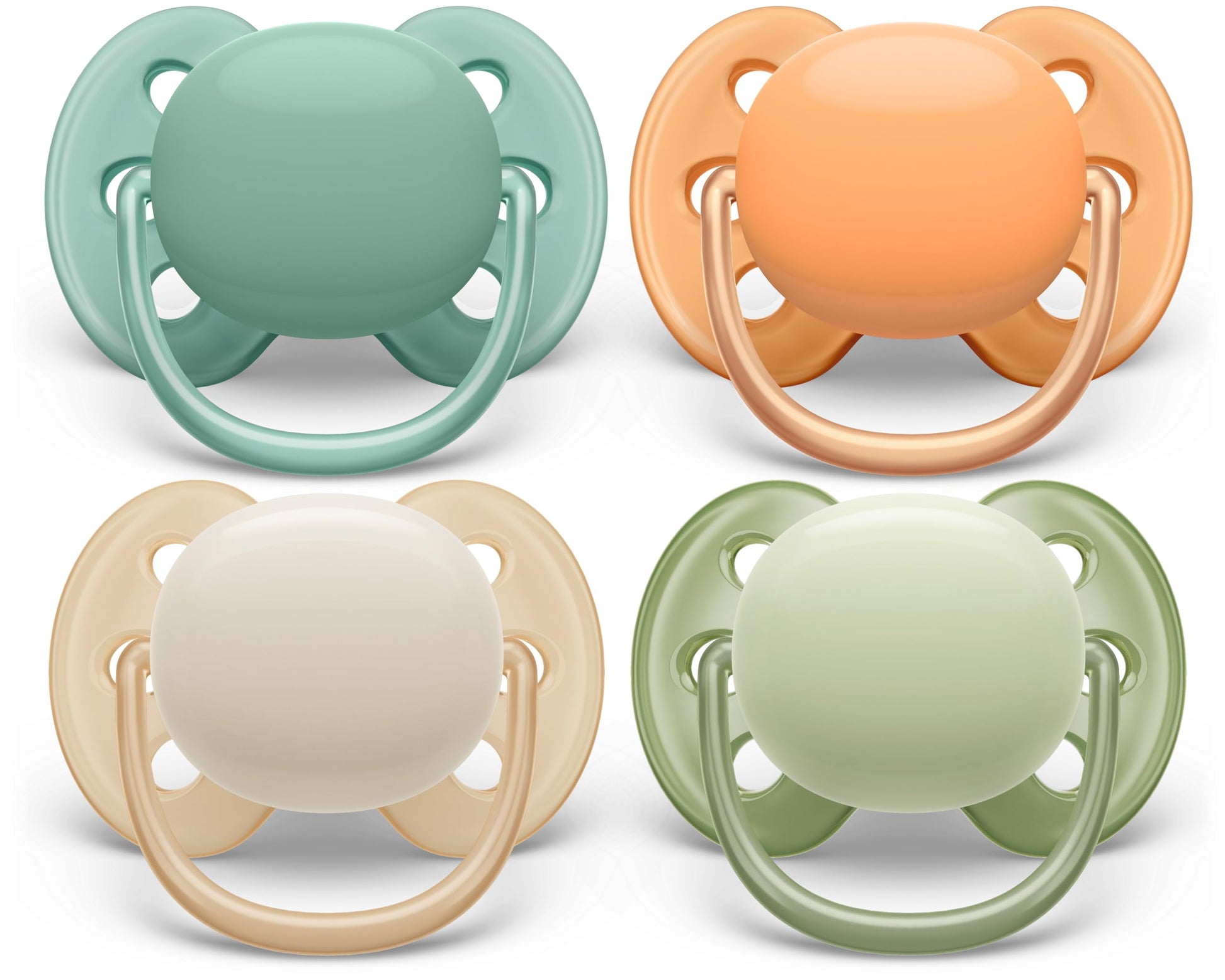 Set Chupetes Philips Avent Azul Ultra Soft 0 a 6 Meses con Caja Esterilizadora