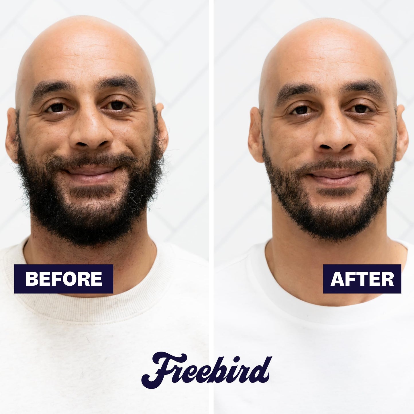 Freebird BeardSeries - Recortadora de barba ultra afilada con esfera de precisión, cuchillas de acero inoxidable, 40 ajustes de longitud, inalámbrico y recargable, para barba, cabello, cuerpo y aseo
