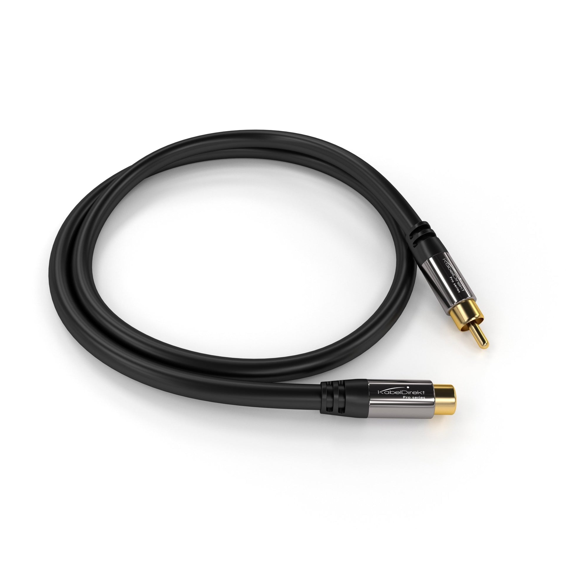 KabelDirekt – Cable de extensión Cinch – 9ft/3m