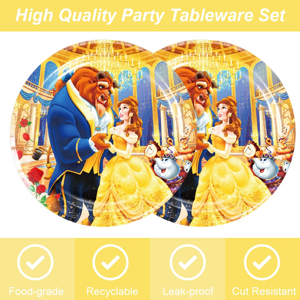 Suministros de Fiesta WETIM Multicolor Caricaturas Desechable 40 Piezas