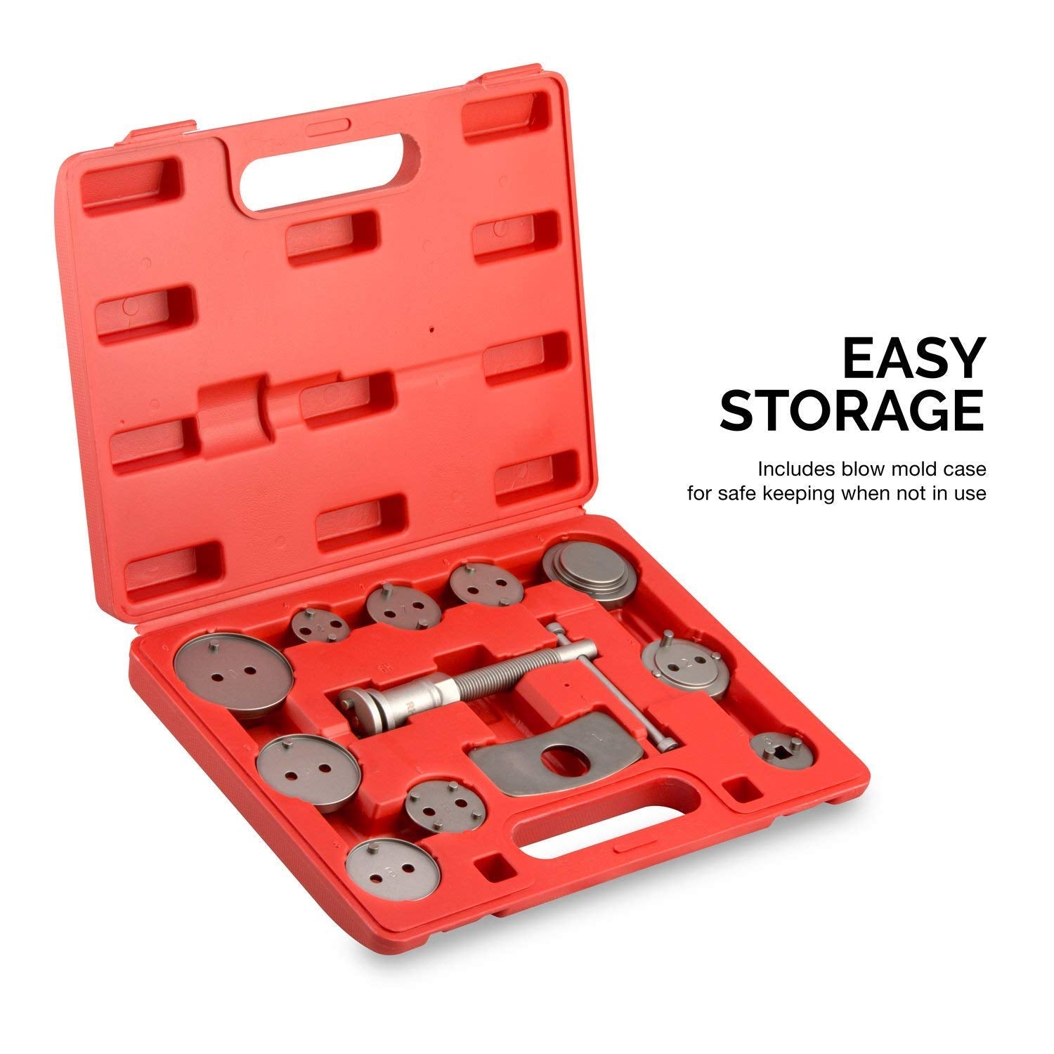 Neiko® 20733A Disc Brake Caliper Wind Back Tool Kit | 12-Piece Set