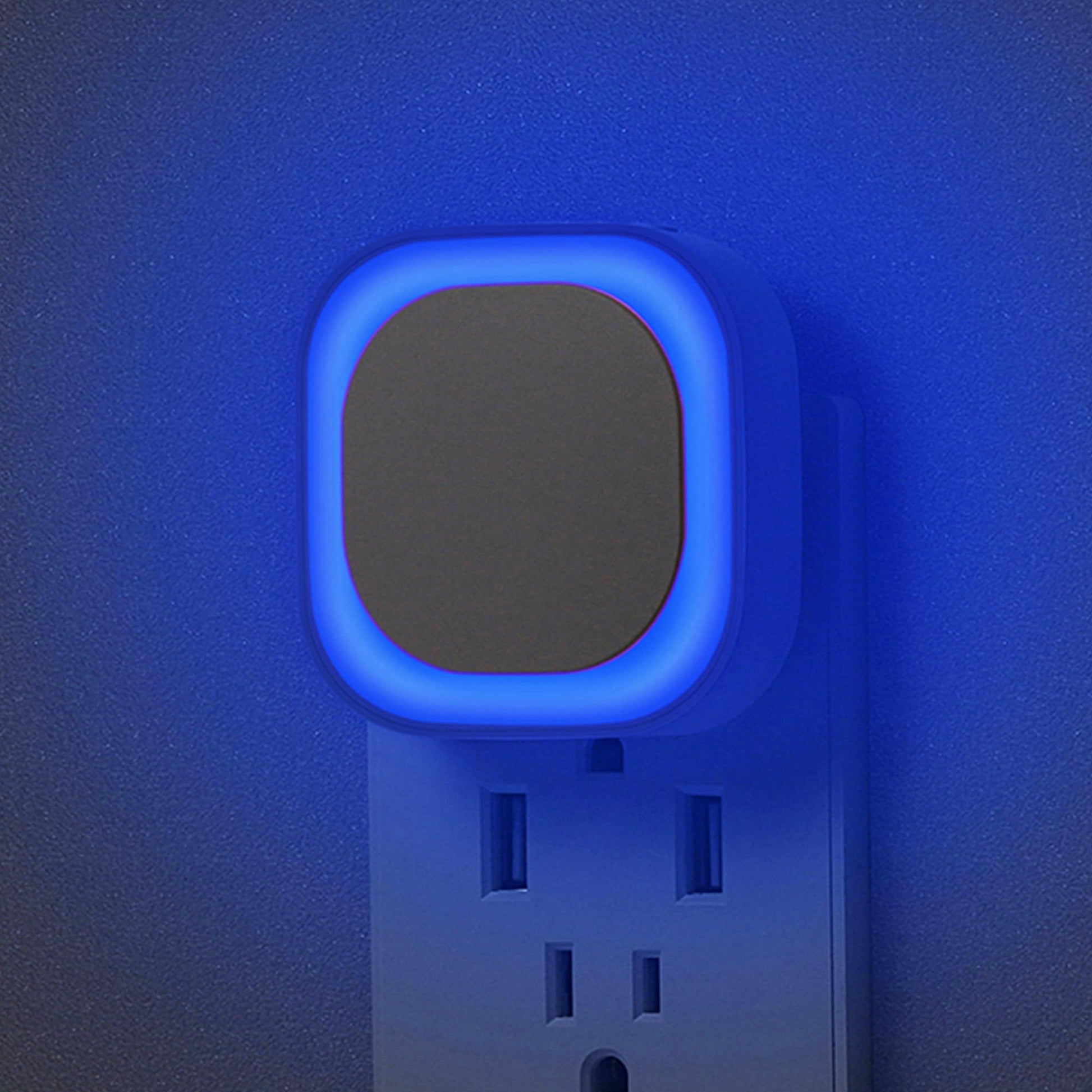 Luz Nocturna LED Yunlex Azul con Sensor Automático Regulable para Baño, Pasillo, Escaleras, Cocina, Recámara y Cochera
