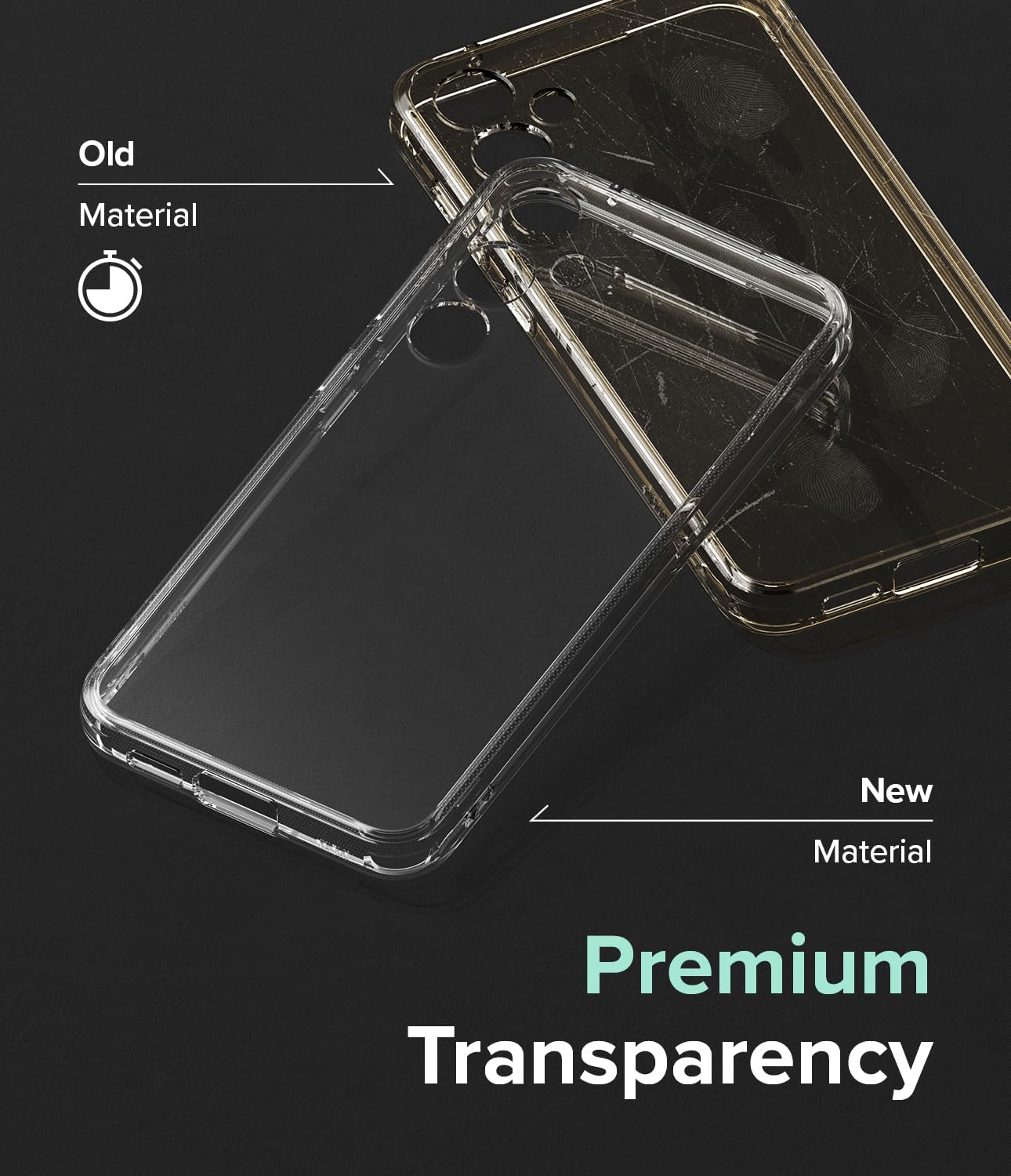 Funda Ringke Fusion Samsung Galaxy S23 FE Transparente con Agujeros para Cuerda