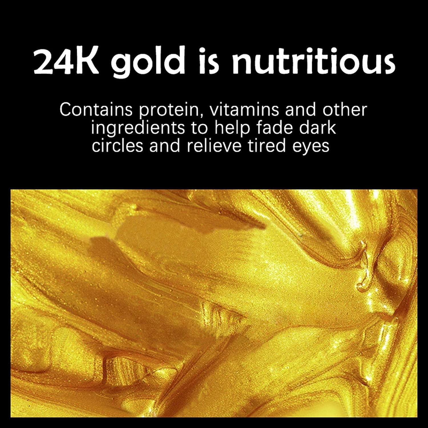 Parches ojeras 24k de COLÁGENO Hidratantes Antiarrugas | 60 pzs