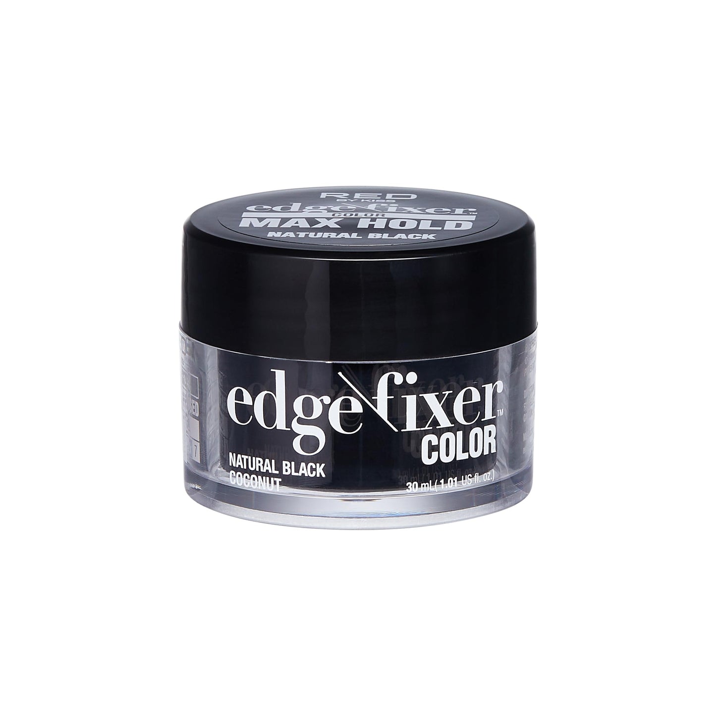 KISS Edge Fixer Color 24 HR Max Hold & 100% Cobertura Gris 30 ml (1.01 US fl.oz) Negro Natural
