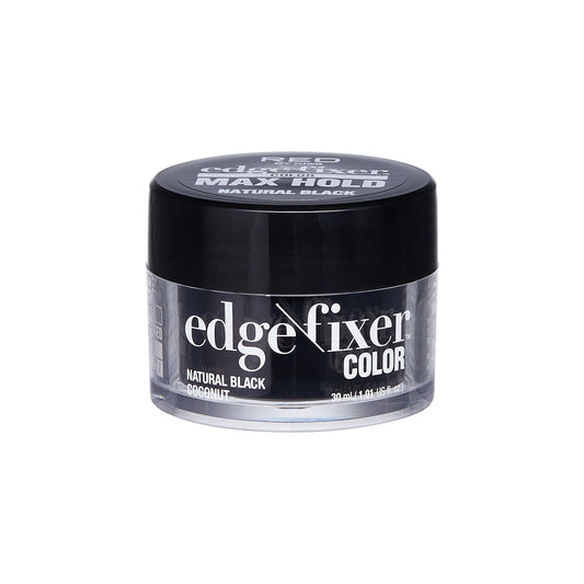KISS Edge Fixer Color 24 HR Max Hold & 100% Cobertura Gris 30 ml (1.01 US fl.oz) Negro Natural
