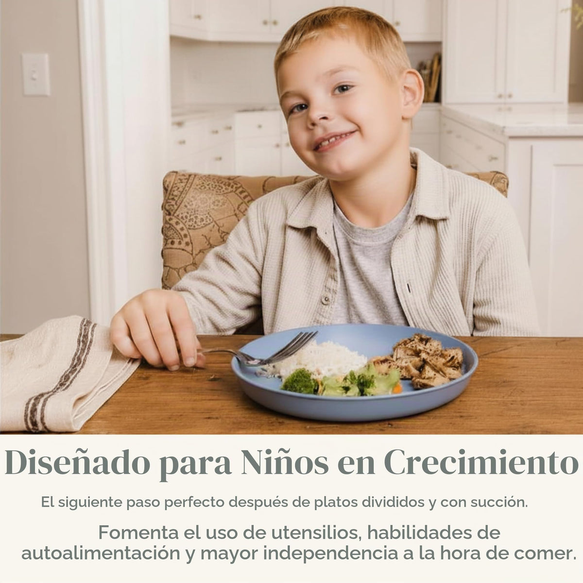 WeeSprout Platos para bebés y niños pequeños con tapas, aptos para microondas y lavaplatos, platos de silicona 100% de grado alimenticio, tapas de plástico duro, paquete de 3