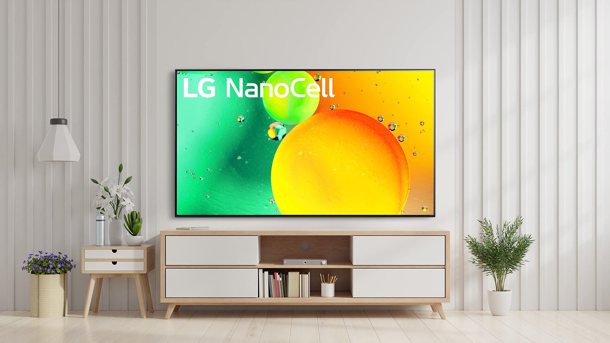 LG 50-Inch Class NANO75 Series Alexa Smart TV Incorporado 4K (3840 x 2160), frecuencia de actualización de 60Hz, 4K Alimentado por AI, WiSA Ready, Cloud Gaming (50NANO75UQA, 2022)